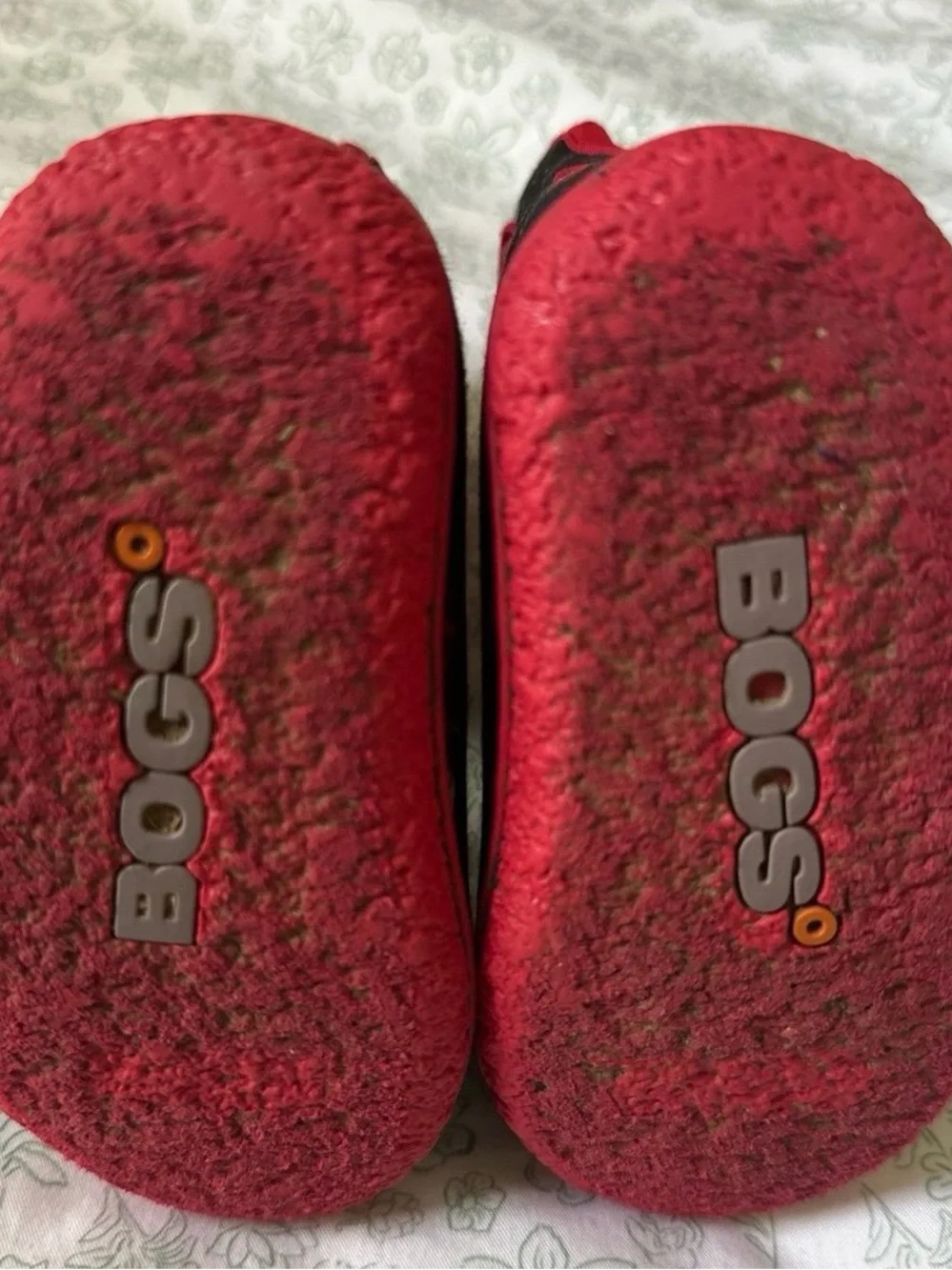 Bogs Kids Space Rocket Black and Red Insulated Boots